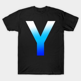 Blue Letter Y T-Shirt